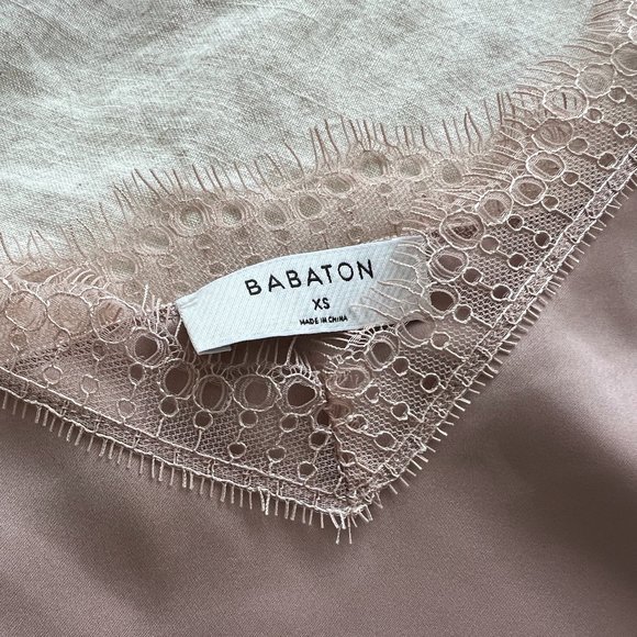 BNWOT: Aritzia Babaton Carlyle Satin V-neck Camisole Tank - Picture 6 of 8
